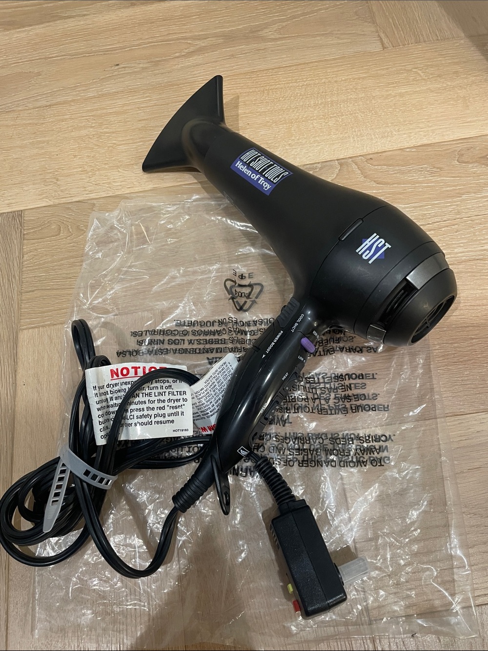HST Hot Shot Tools Black Hair Dryer – Helen of Troy